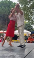 Photo de fête des associations 2023 Florian et Edwige.